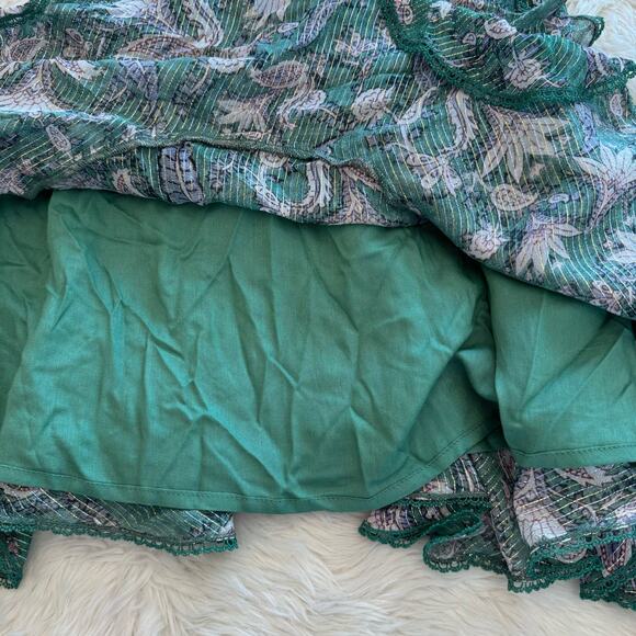 Hemant & Nandita Paisley Print Lisa Short Dress Small NWOT - Picture 10 of 16